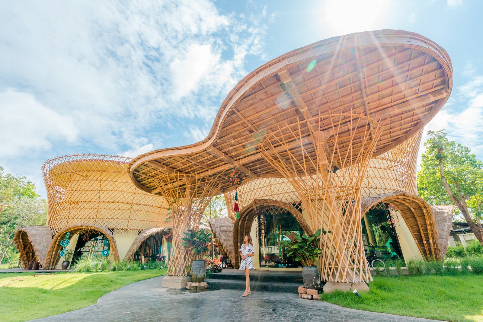 Resort garden view at Khao Yai